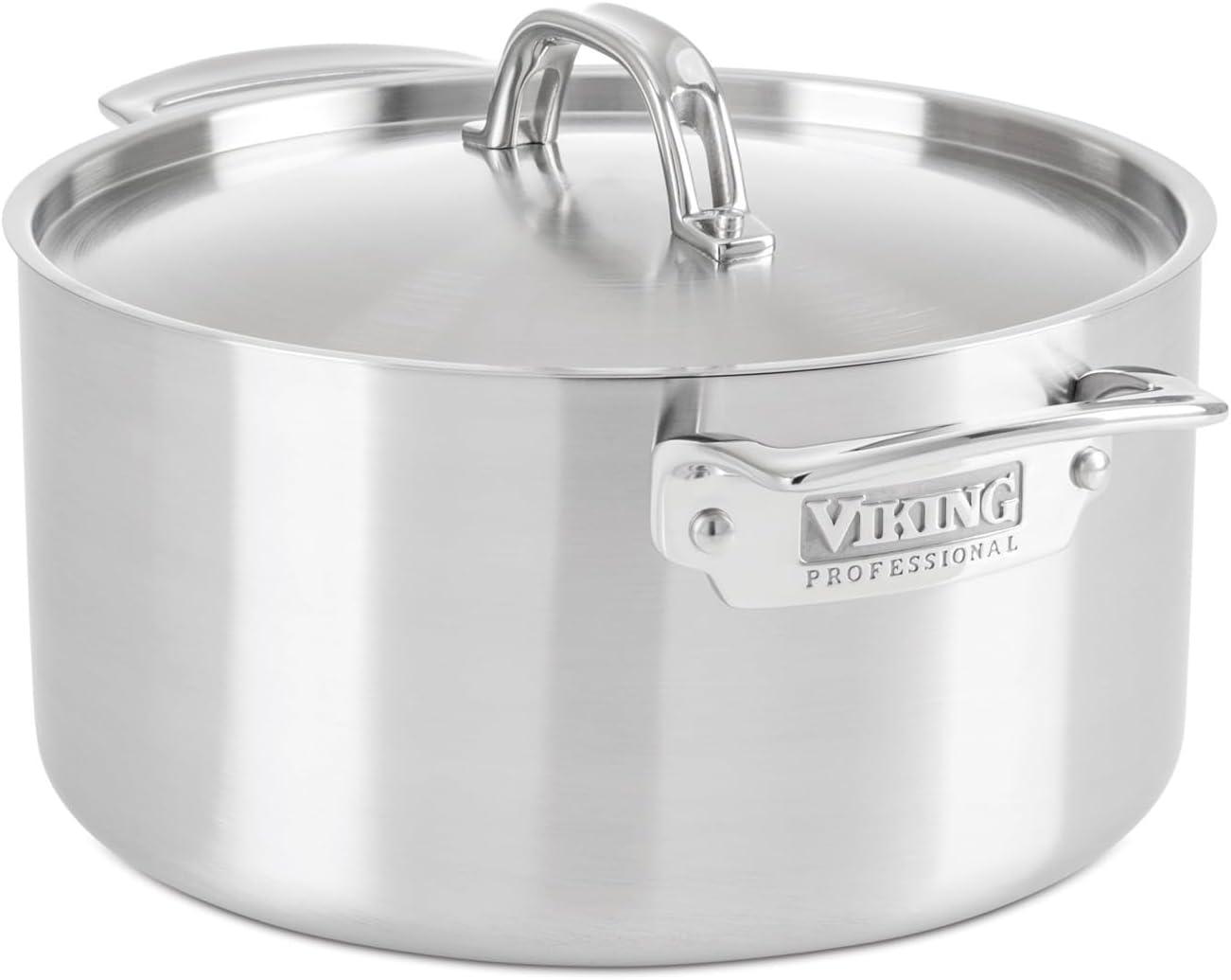 Viking Professional 5-Ply Stainless Steel Stock Pot