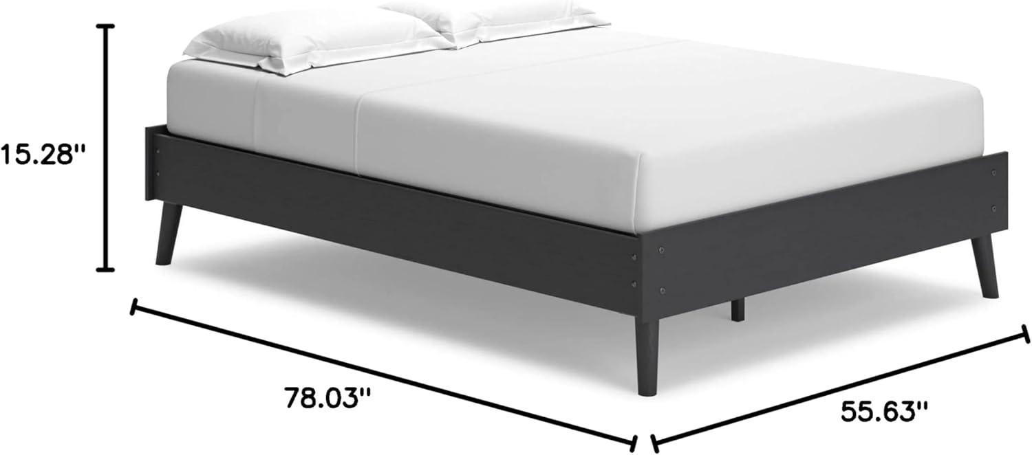 Charlang Platform Bed Black/Gray - Signature Design by Ashley