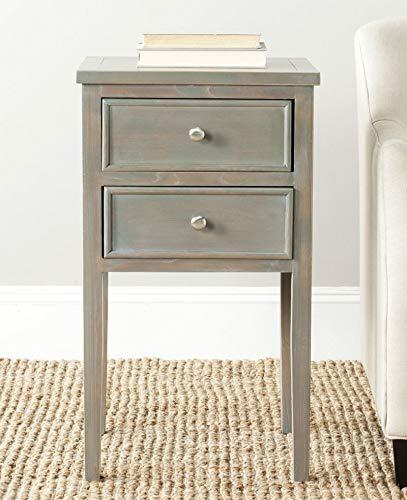 Toby Accent Table with Storage Drawers - Dark Teal - Safavieh.