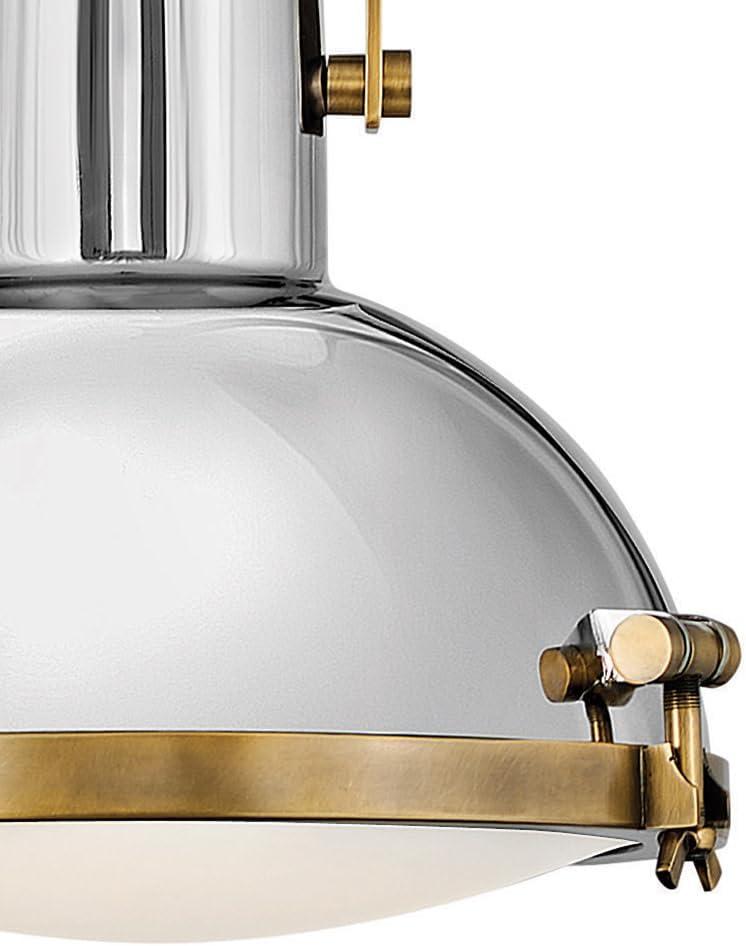 Nautique Single Light Coastal Pendant w/ Etched Opal Glass