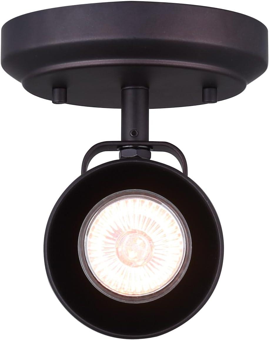 CANARM ICW622A01ORB10 LTD Polo 1 Light Ceiling/Wall, Oil Rubbed Bronze with Adjustable Head , Oil-rubbed Bronze