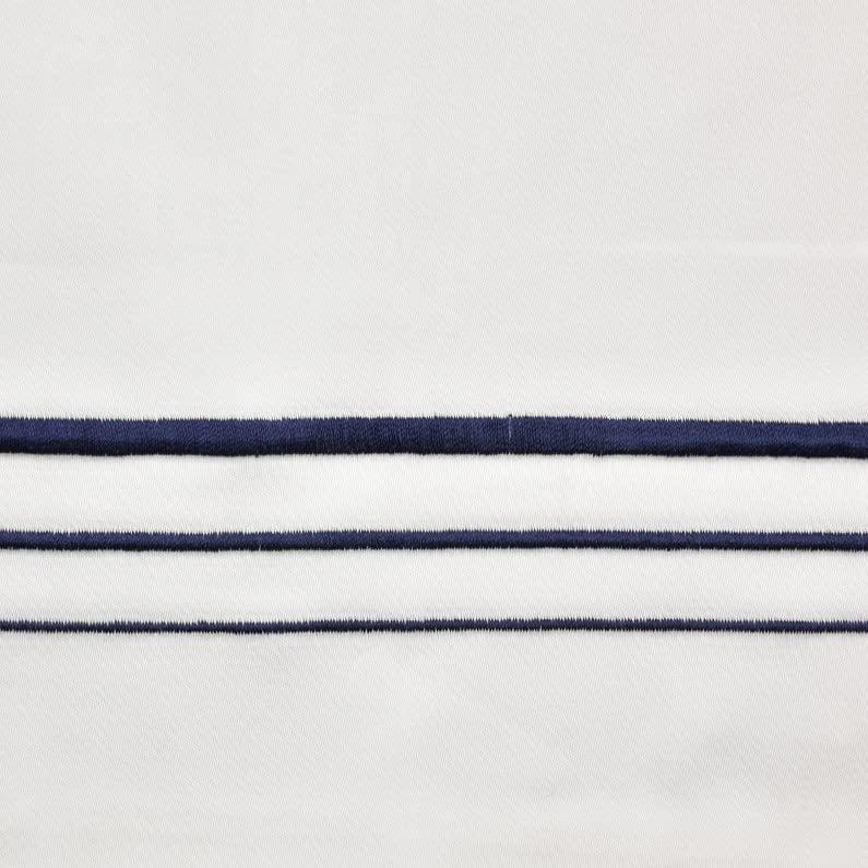 HiEnd Accents Embroidered Border 100% Cotton Modern Contemporary 3 Piece Duvet Cover Set