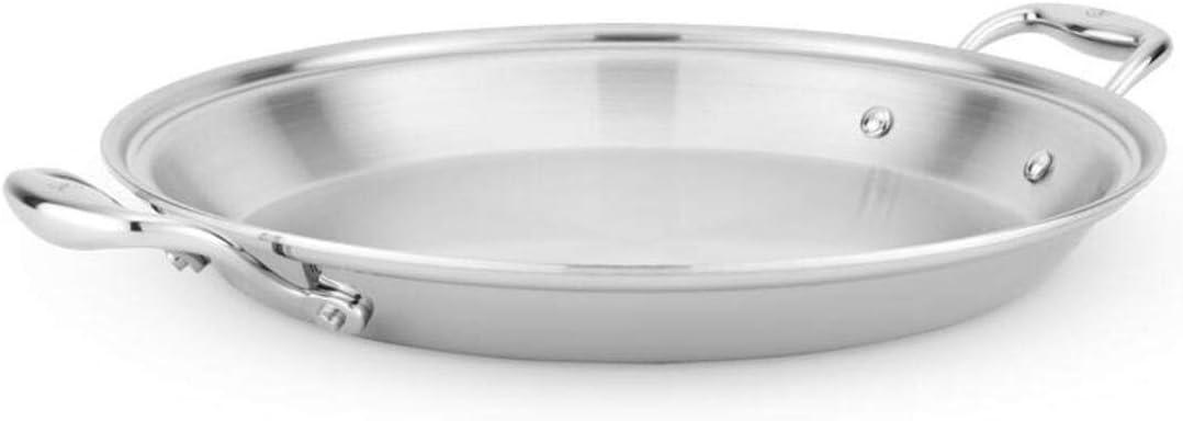 Heritage Steel 13.5" Stainless Steel Paella Pan