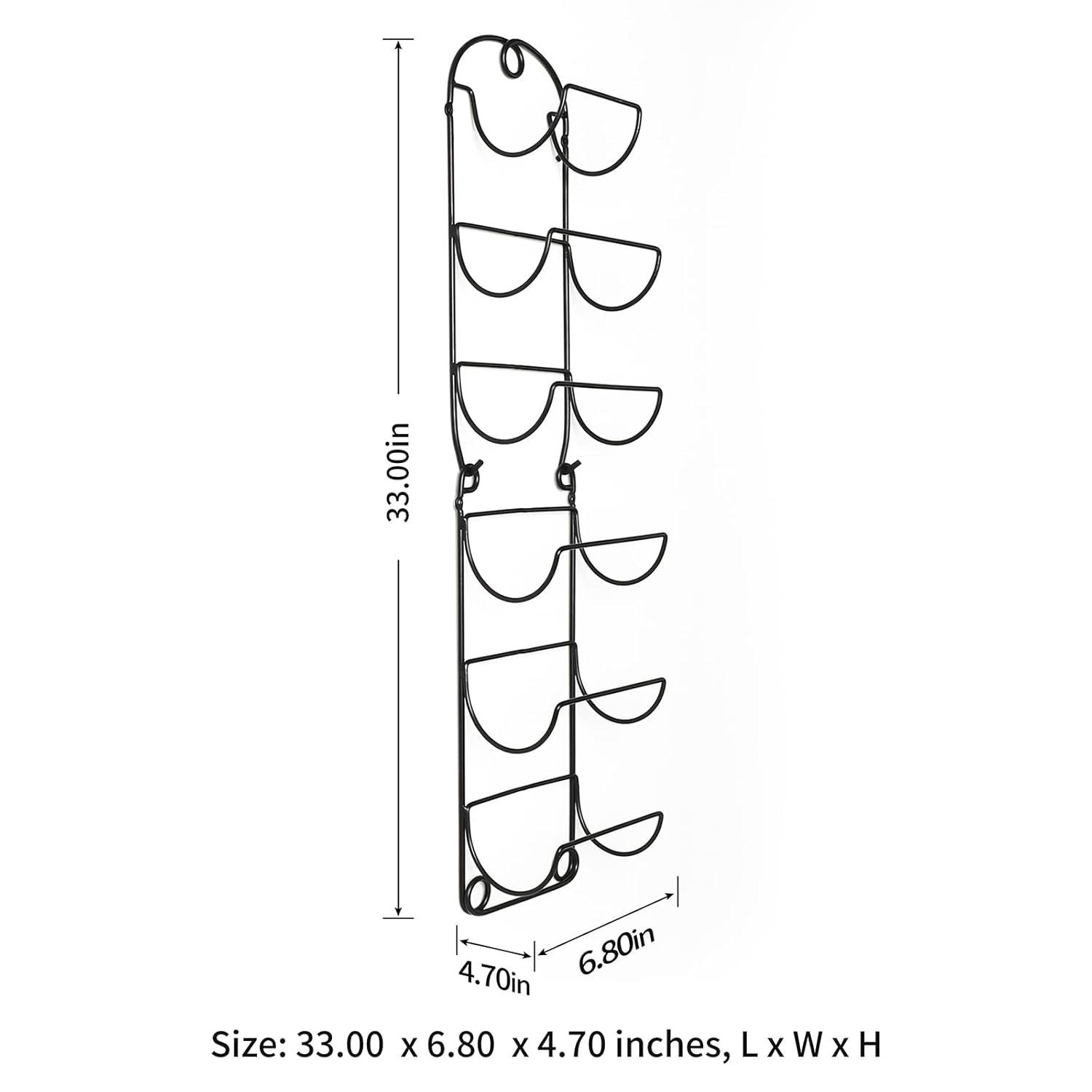 Towel Racks for Bathroom Wall Mounted Metal Wine Rack Towel Shelf Towel Holder for Bath Black