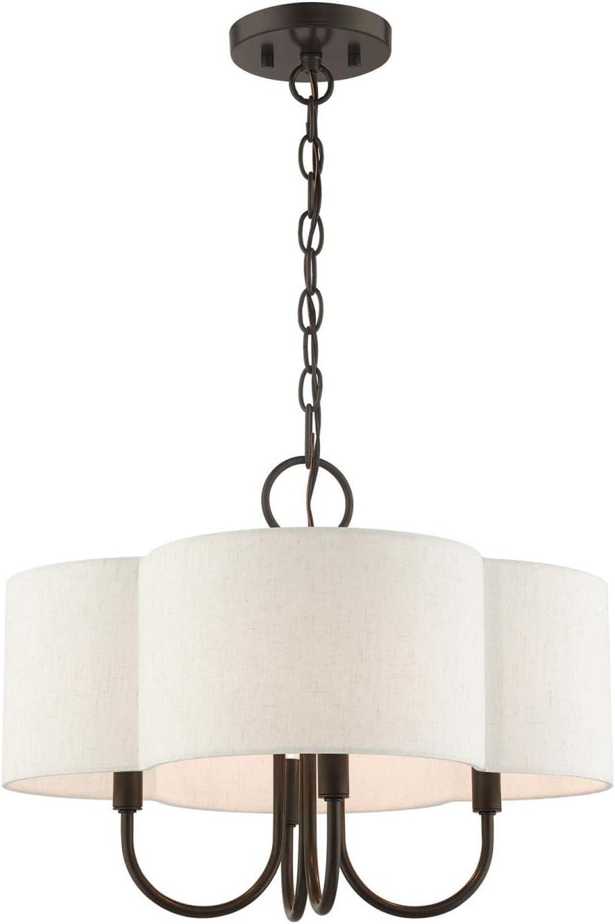 Livex Lighting Solstice 4 - Light Chandelier in  English Bronze