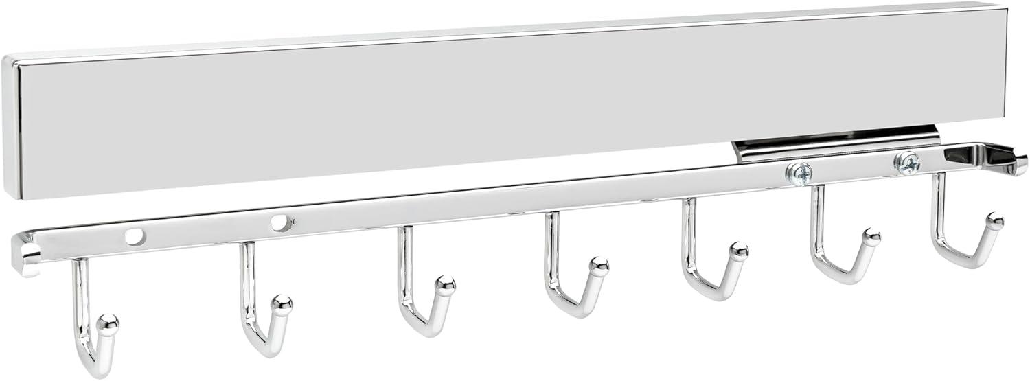 Rev-A-Shelf Sidelines 14" Deluxe Belt Rack Organizer Chrome