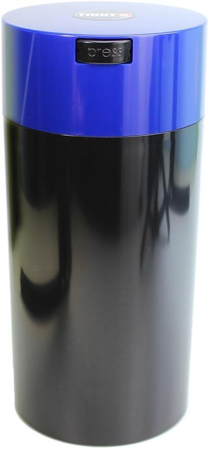 Black and Blue BPA-Free Vacuum Sealed Plastic Jar