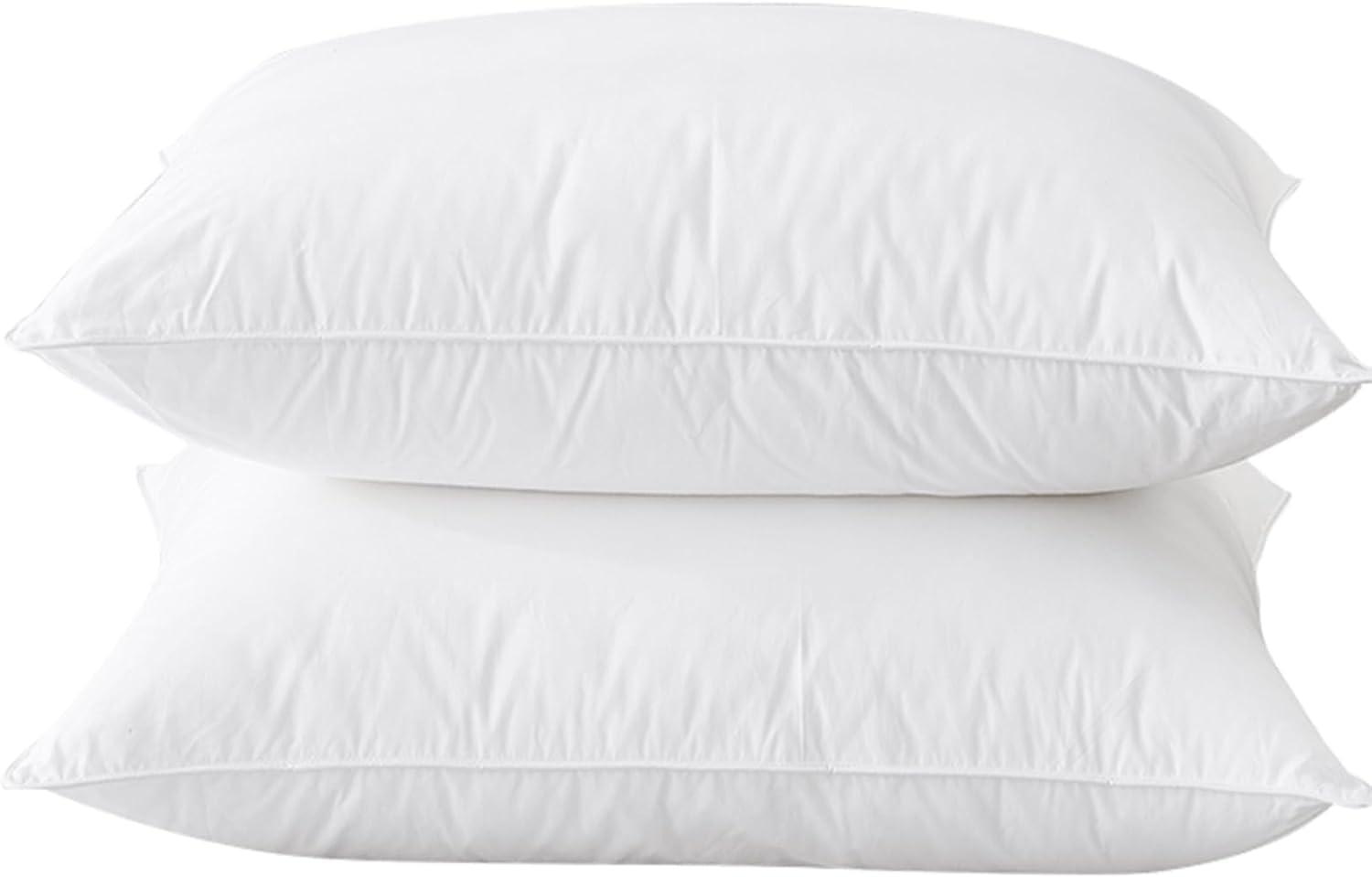 Pillow Goose Down and 400 Thread Count Premium, King (Pack of 2), White 2