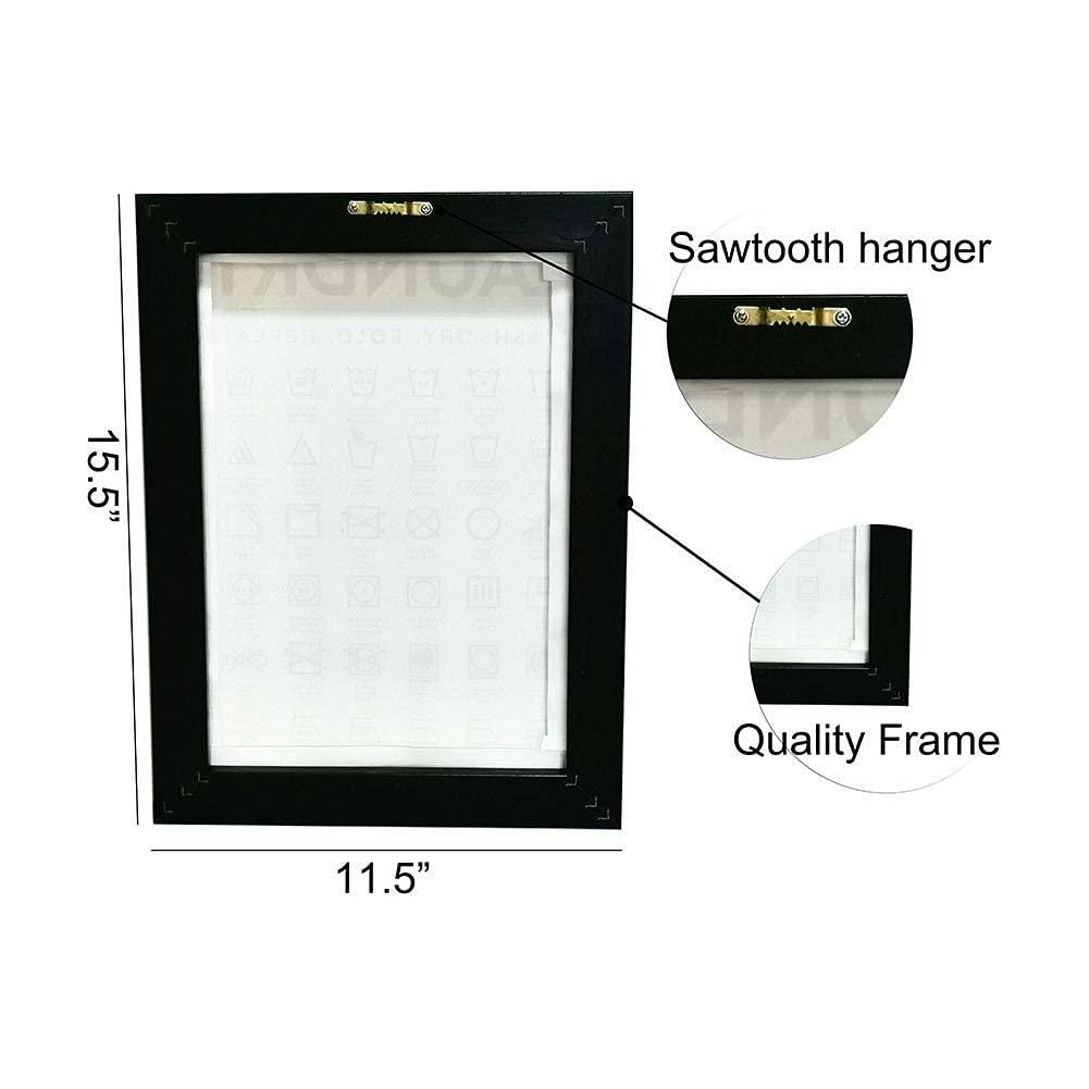 Nufar Laundry Symbols Guide Laundry Room Tin Sign Metal Wall Art Iron Painting for Indoor Outdoor Home Decor Room Door Accessories Poster Gifts 8x12 Inch