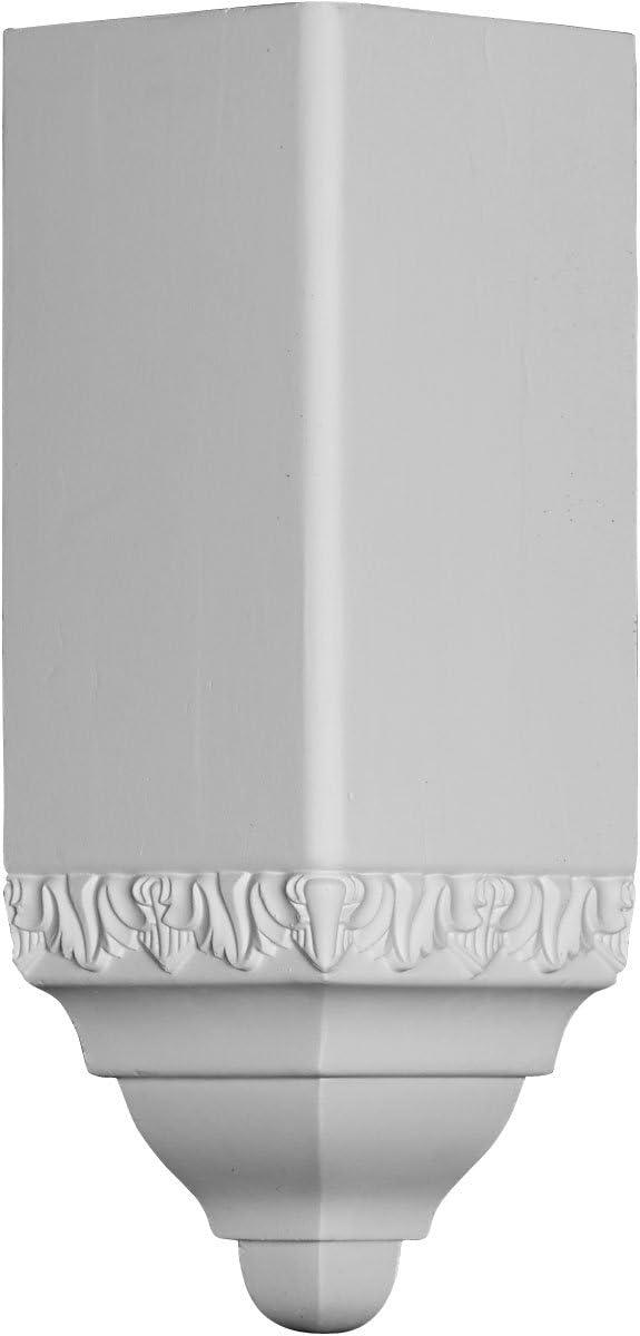 White Decorative Crown Moulding Inside Corner 13.25"