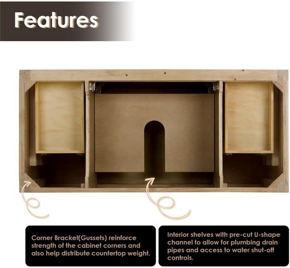 Laurel 47.2" Single Bathroom Vanity Base Only