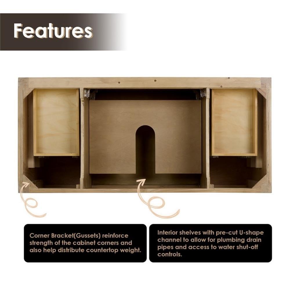 Laurel 47.2" Single Bathroom Vanity Base Only