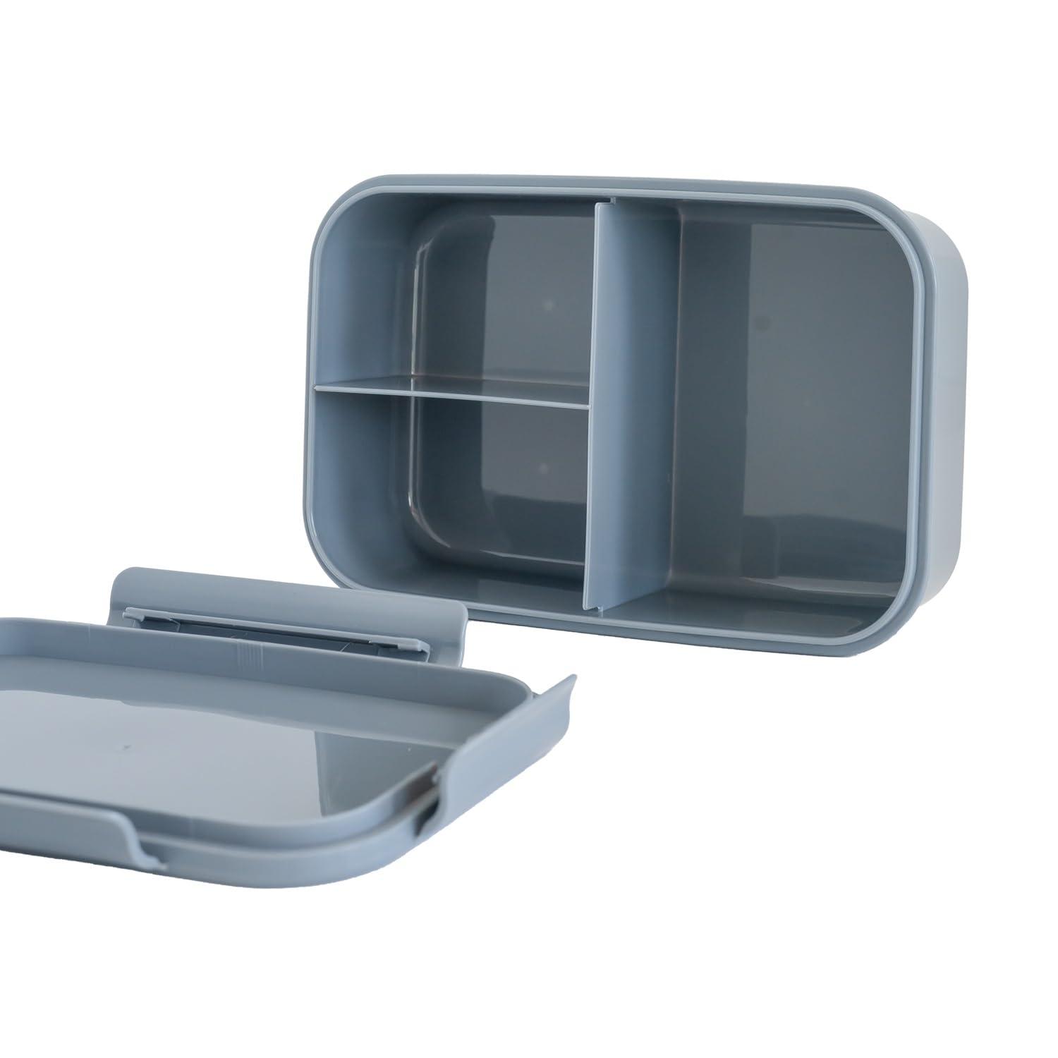 3 Sprouts Recycled Plastic Bento Box - Blueberry Blue