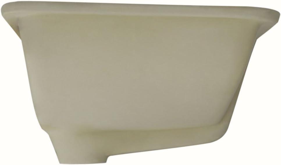 Highpoint Collection White 18x12-inch Undermount Ceramic Vanity Sink