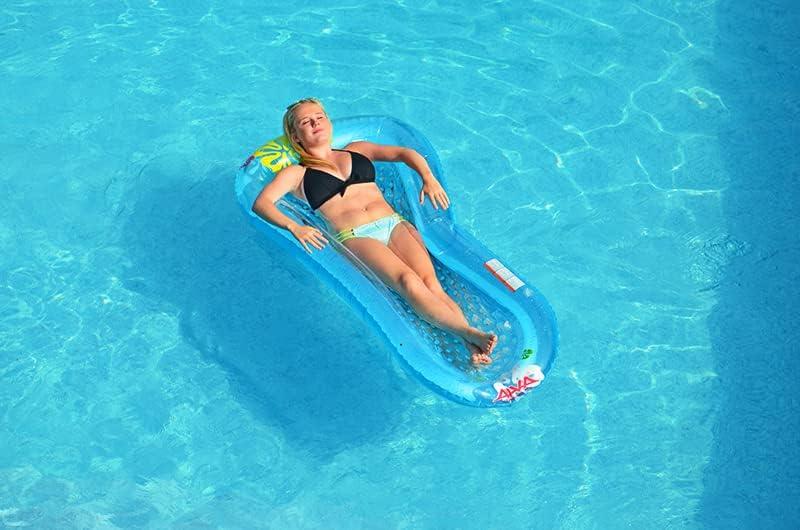 Serenity Blue PVC Air Mat Pool Float