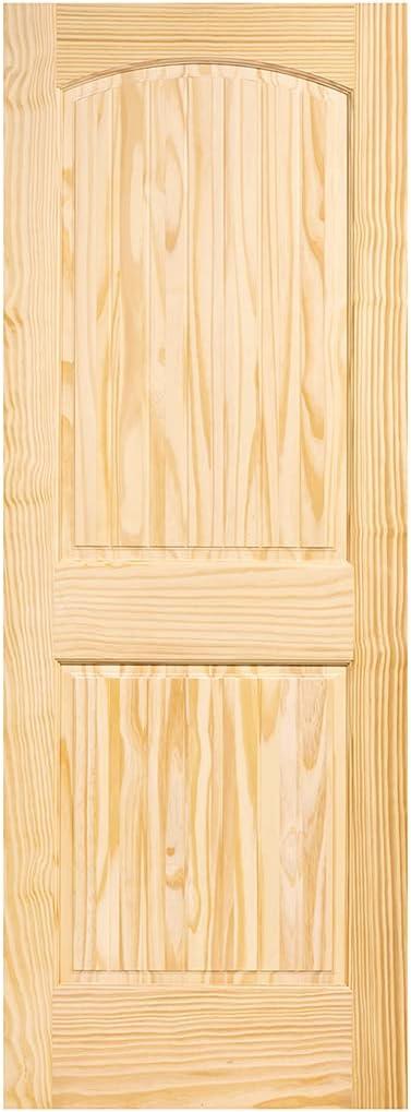 Paneled Solid Wood Unfinished Colonial Standard Door