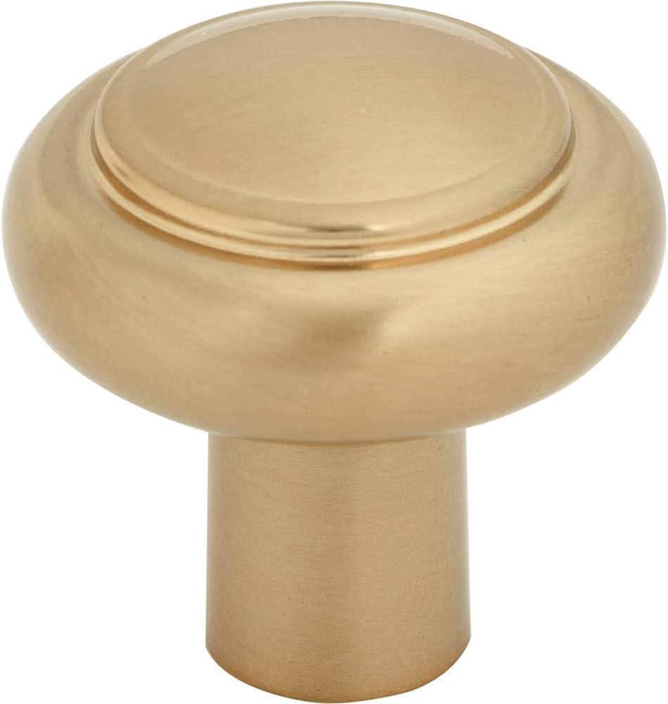 Clarence 1 1/4" Honey Bronze Mushroom Knob