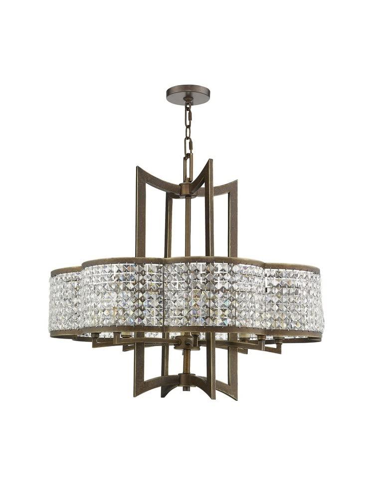 Livex Lighting Grammercy 8 - Light Chandelier in  Brushed Nickel