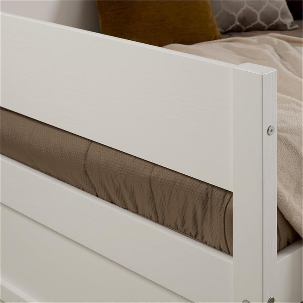 Camaflexi Tribeca Solid Wood Twin Daybed and Trundle Set in White