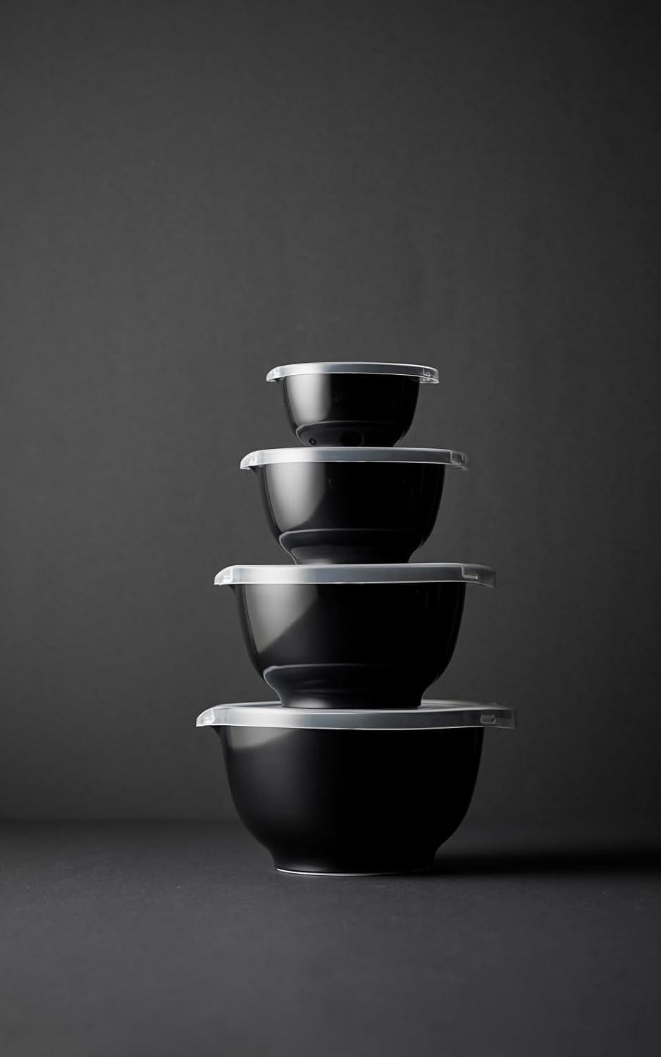 Precision Craft Mixing Bowl Set 4 Pcs Elevate Your Culinary Experience Stylish Nesting Bowls for Effortless Cooking and Baking