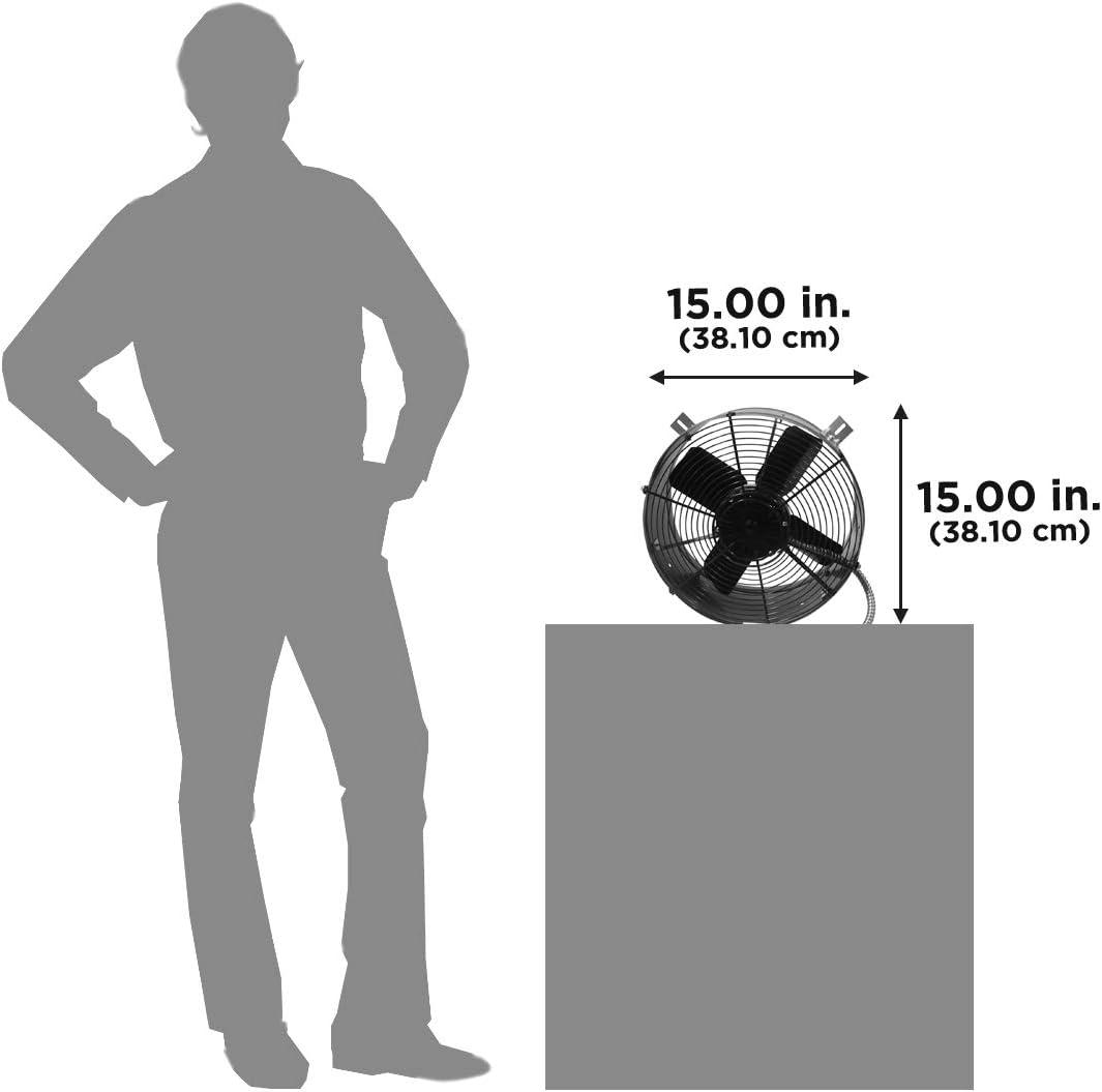 Maxx Air Professional Grade Gable Mount | Power Attic Ventilator, 2.6-Amp 60-Hz Motor and 14-Inch Blade | Quiet Home Attic Fan 1300 CFM | 1,850 SQ. FT. (Red)