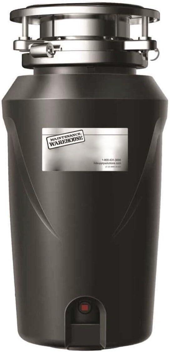 Maintenance Warehouse 0.5 HP Stainless Steel Garbage Disposal