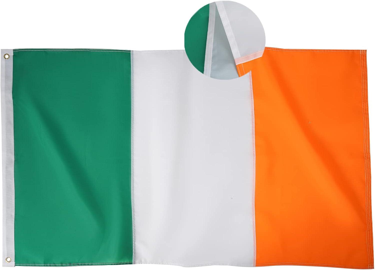 3x5 Country of Ireland Irish Knitted Nylon Flag 3'x5' Banner Brass Grommets