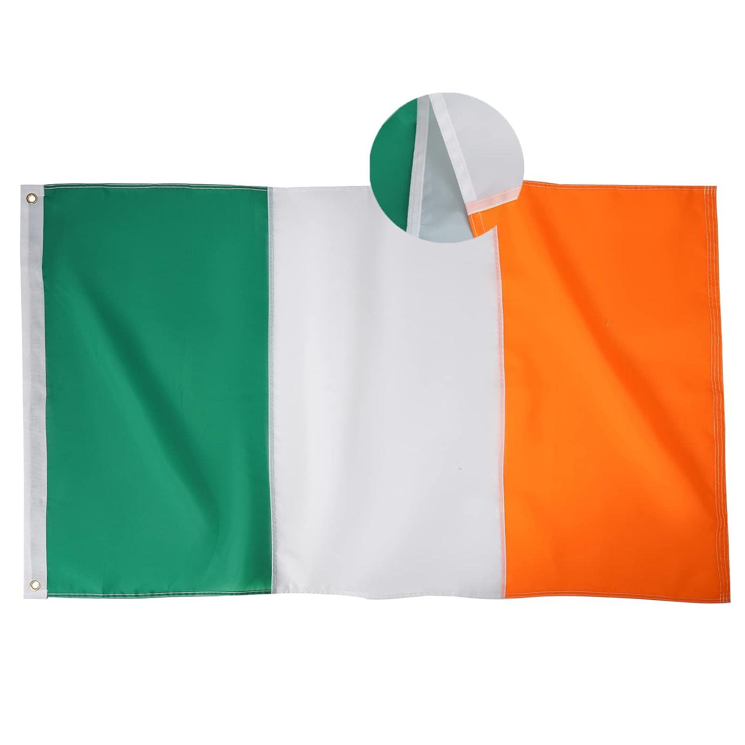3x5 Country of Ireland Irish Knitted Nylon Flag 3'x5' Banner Brass Grommets