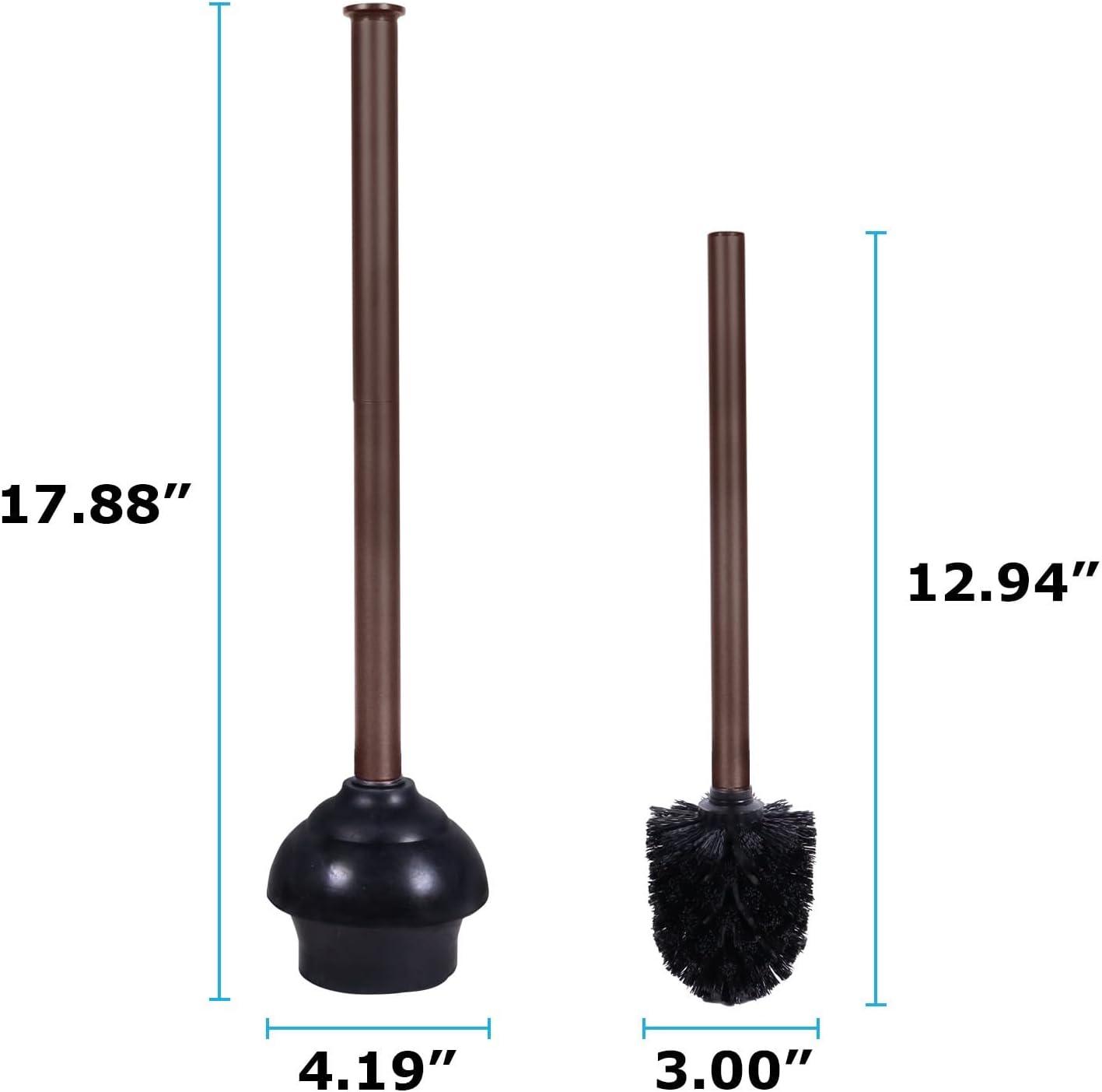 Blue Donuts Blue Donuts Metal Toilet Brush Set