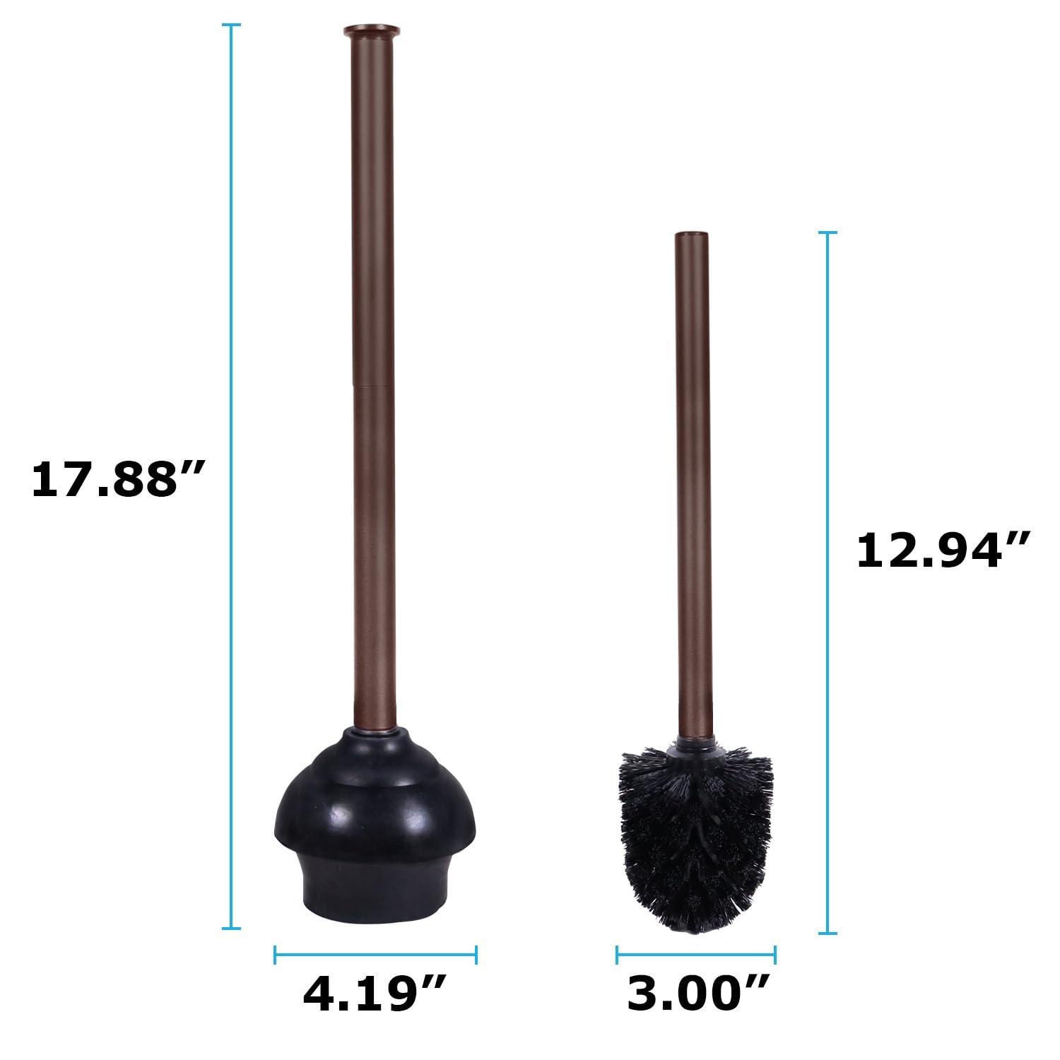 Blue Donuts Blue Donuts Metal Toilet Brush Set