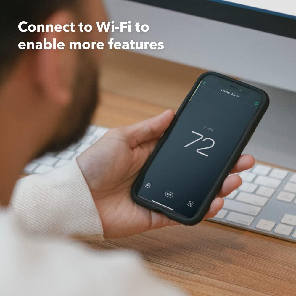 ecobee Smart Thermostat Premium: Wi-Fi, Voice Control, Energy Star, Apple HomeKit & Alexa Compatible, 7-Day Programmable