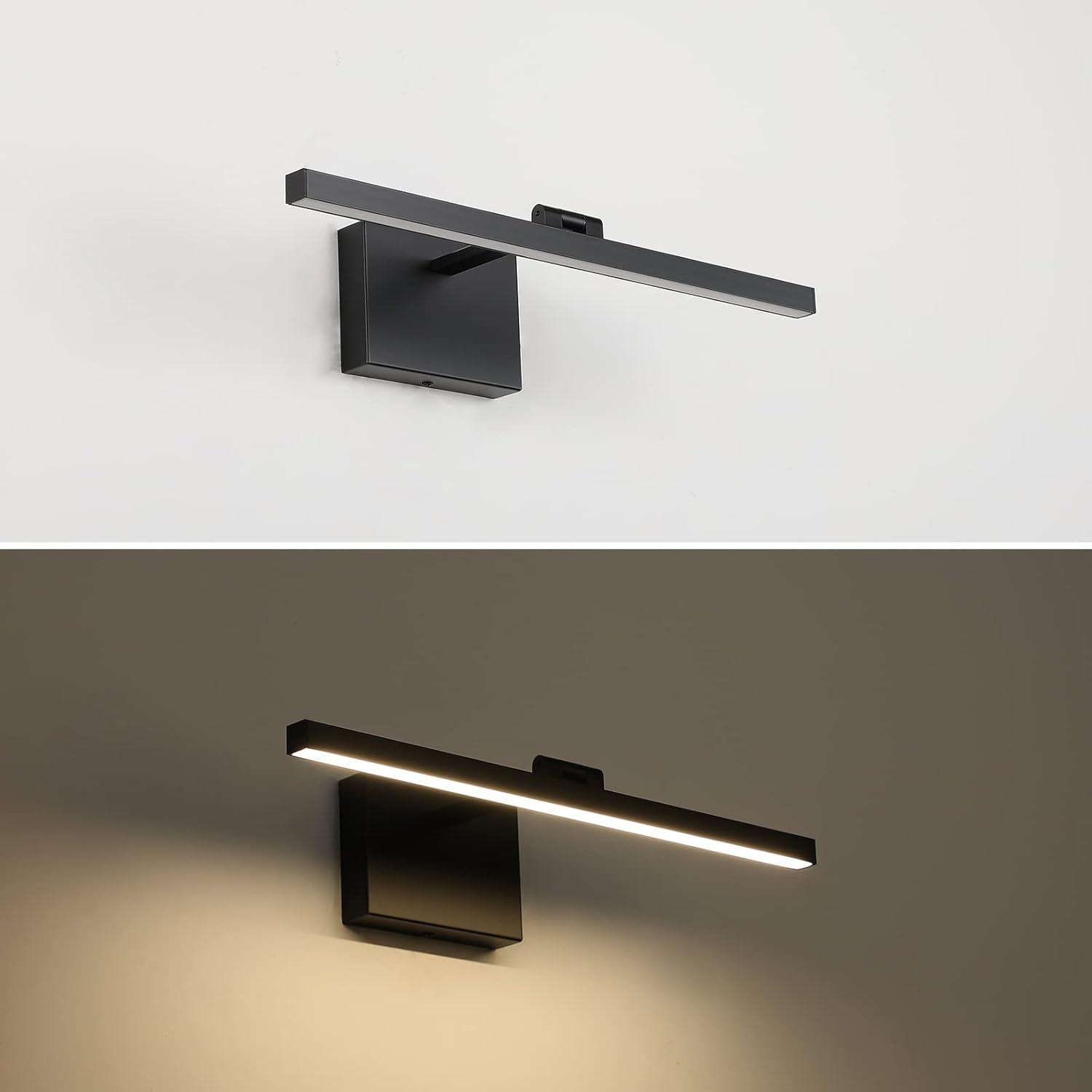 Matte Black Adjustable LED Wall Picture Light