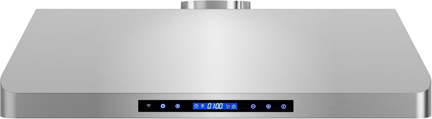 Cosmo COS-QS90 36 in. 500 CFM Ducted Under Cabinet Range Hood in Stainless Steel