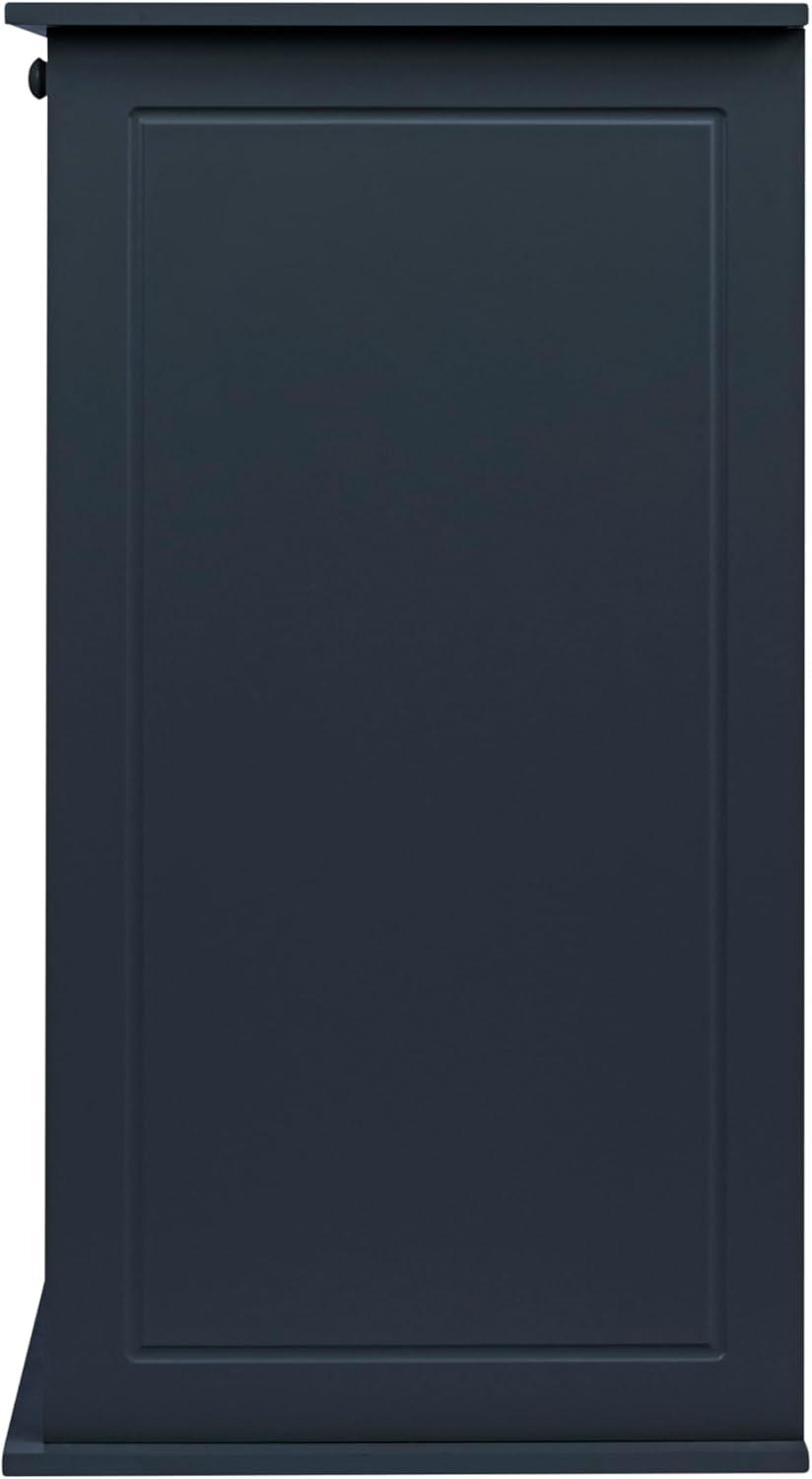 Tilt-out Cabinet Laundry Sorter with Shutter Front, Navy
