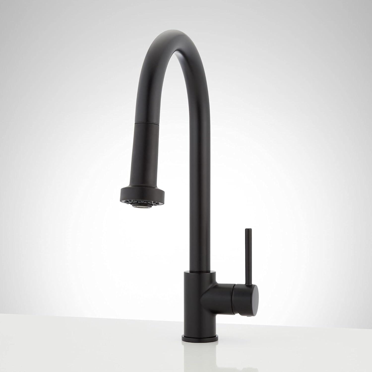 Stainless Steel Single Handle Pull-Down Kitchen Faucet