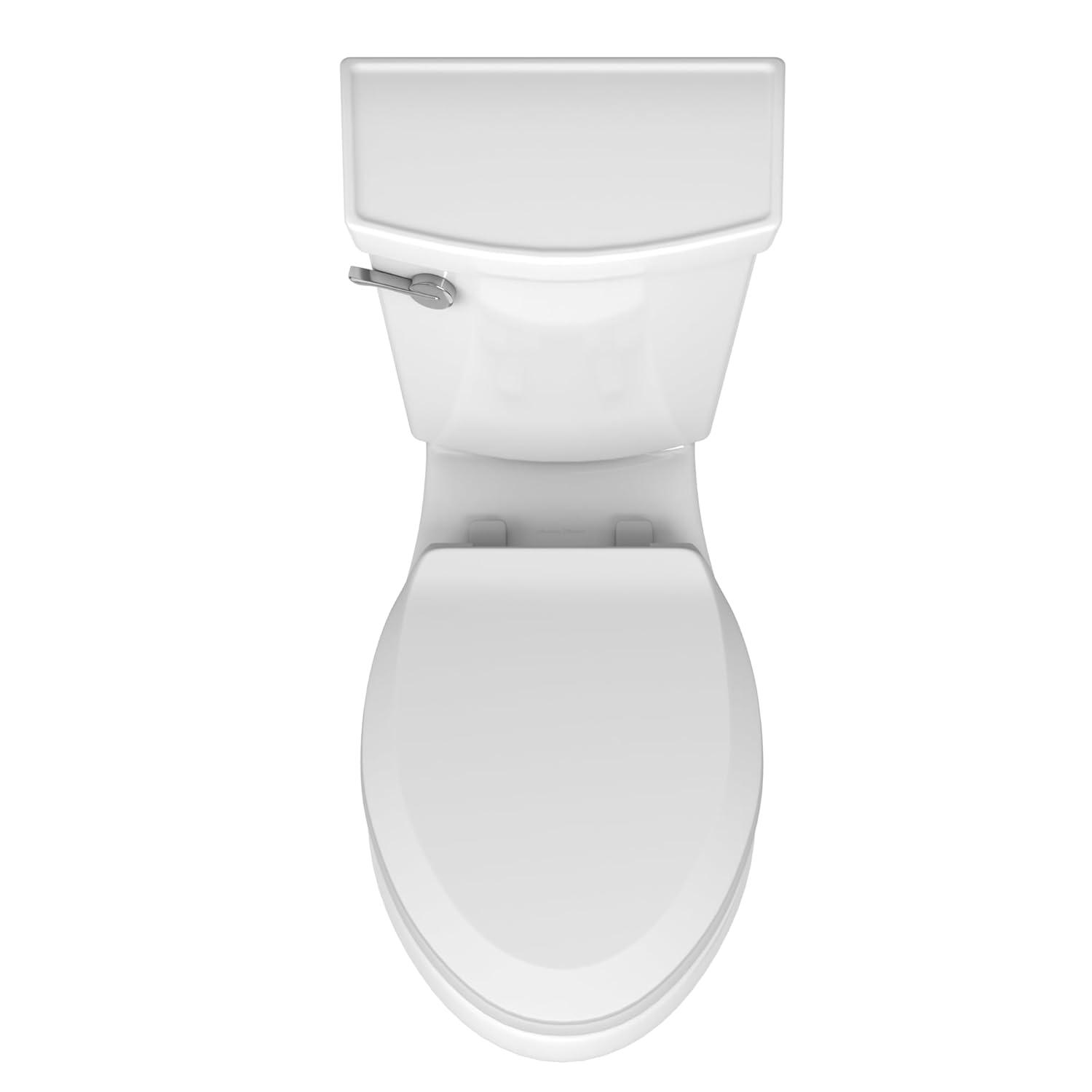 American Standard H2Option 1.1 Gallons GPF Elongated Comfort Height Floor Mounted Two-Piece Toilet (Seat Not Included)