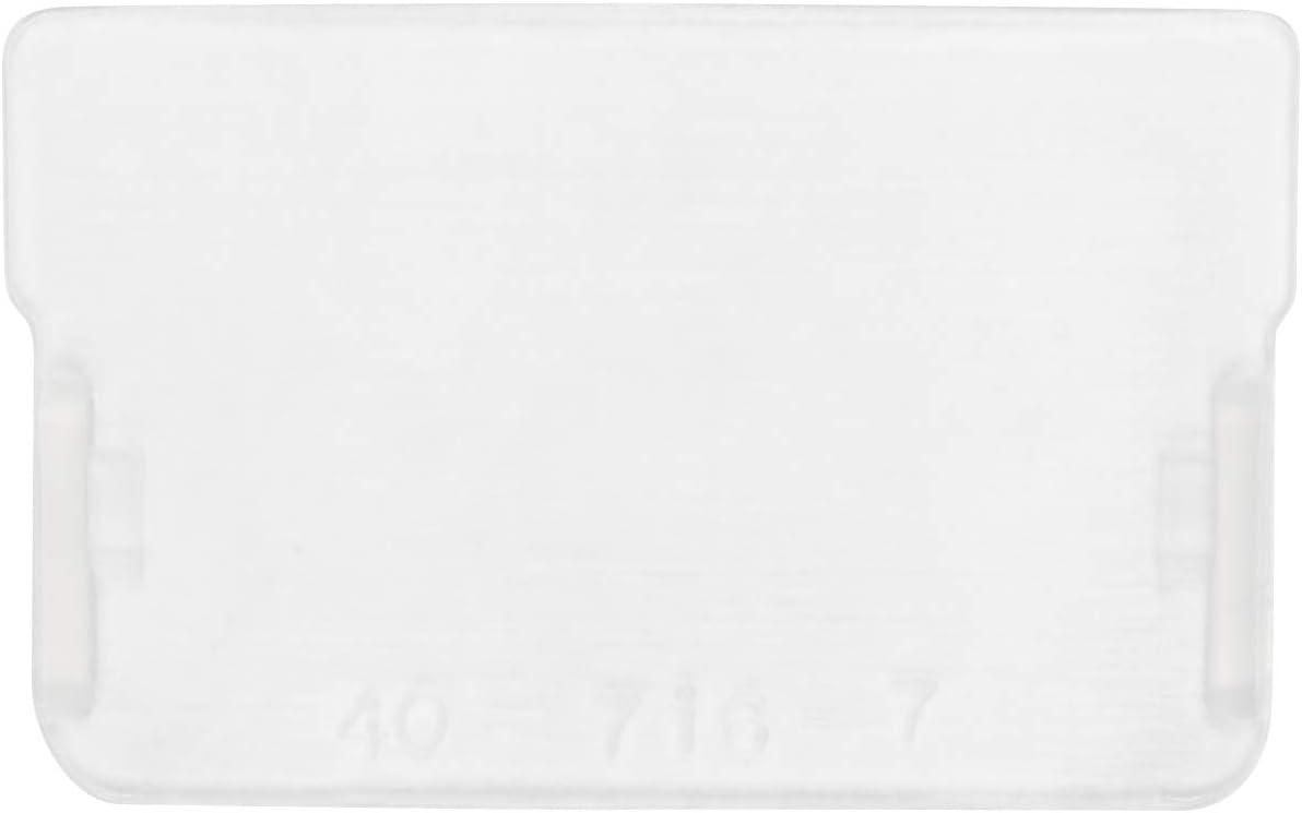 Akro-Mils 40716 Plastic Width Dividers for Small Drawers in Plastic Cabinets, Custom Storage Inserts for Teacher Toolbox, Small Parts Organizer, Screw Organizer and More, 16-Pack, Clear