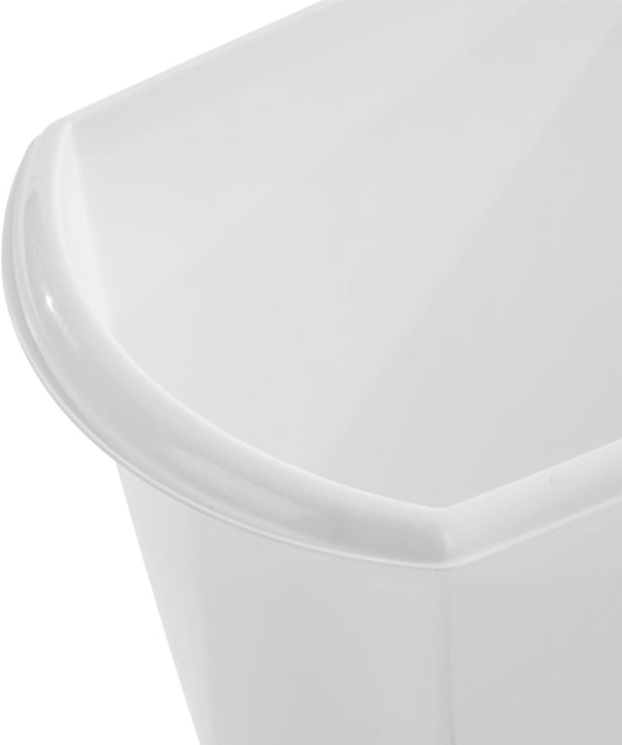 Sterilite Rectangular Wastebasket Open Top Trash Bin, 6 Pack | Wayfair