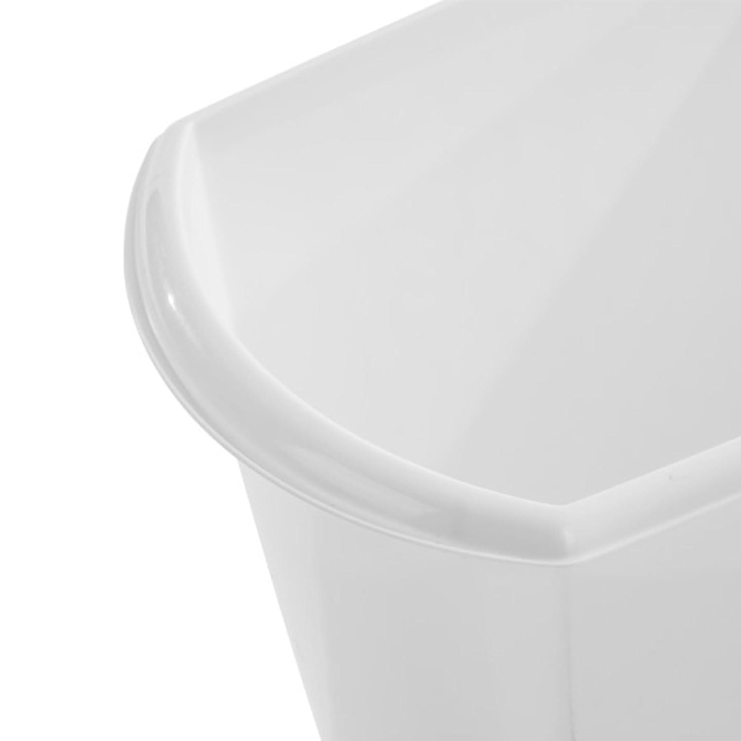 Sterilite Rectangular Wastebasket Open Top Trash Bin, 6 Pack | Wayfair