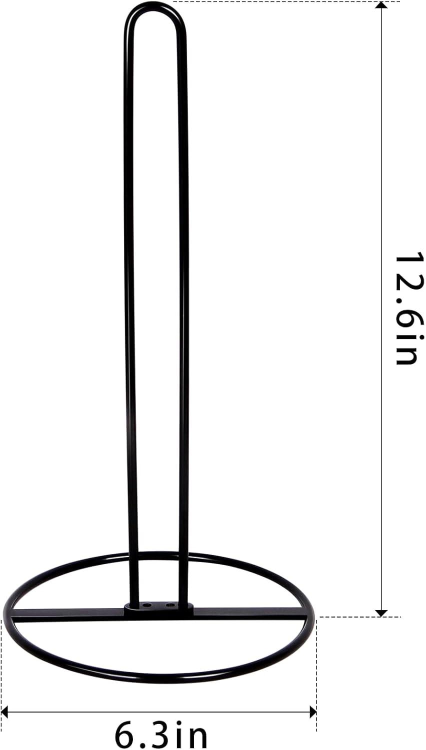 Toilet Paper Holder Stand, OBODING, Black Freestanding Toilet Paper Holder for Storing 3 Rolls of Toilet Papers (Black)