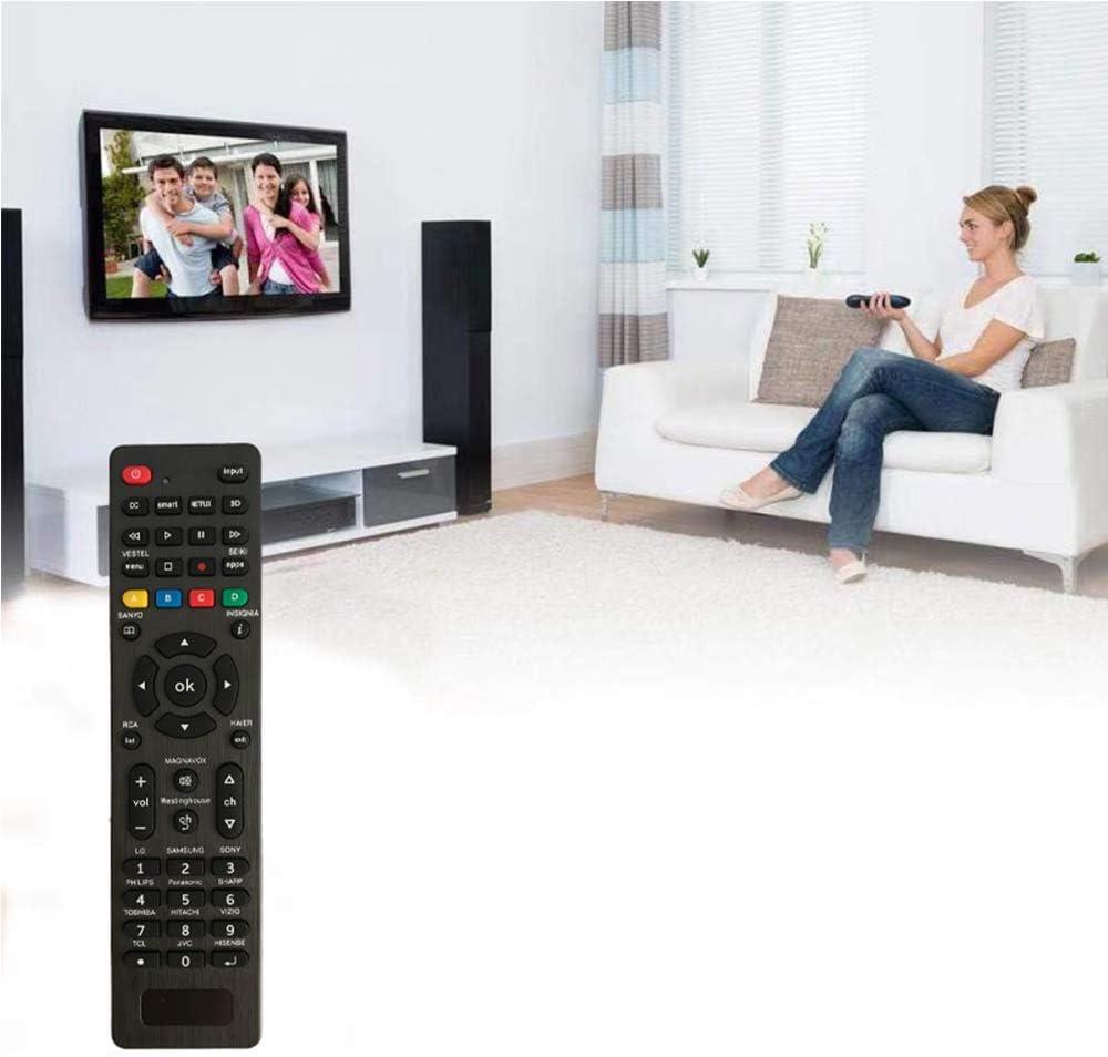 Universal Remote for Samsung,LG, Sony, Sharp, Vizio, Philips, Toshiba, Hitachi, RCA, Sanyo, JVC, TCL, Hisense, Vestel, Seiki, Insignia, Magnavox, haier, Panasonic, Smart TVs-Simple Settings Requi