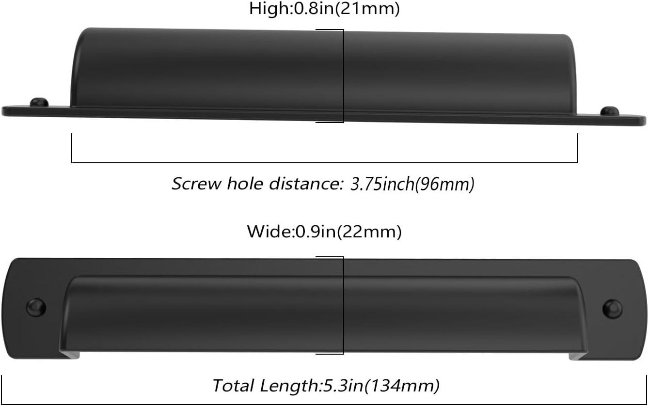 Cabinet 3 3/4" Center to Center Cup/Bin Pull Multipack