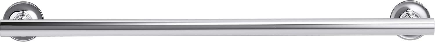 Purist® 24" Wall Mounted Round Towel Bar, Metal Wall-Mounted Towel Holder