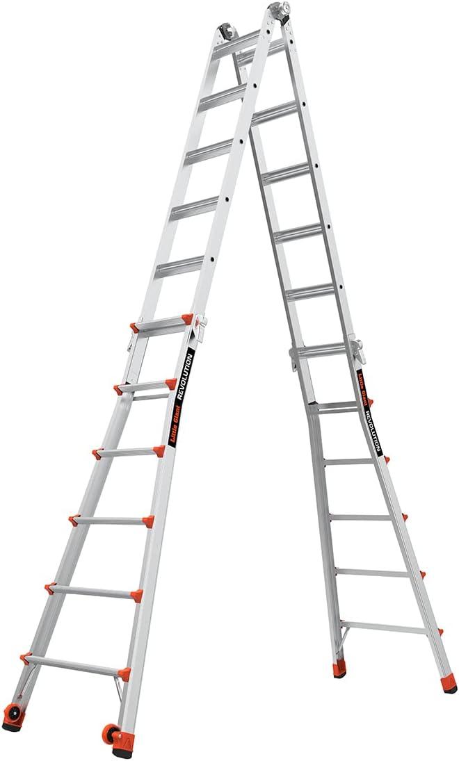 Little Giant Ladders Ladder,Aluminum,6 to 11 ft H,300 lb Cap 13126-001