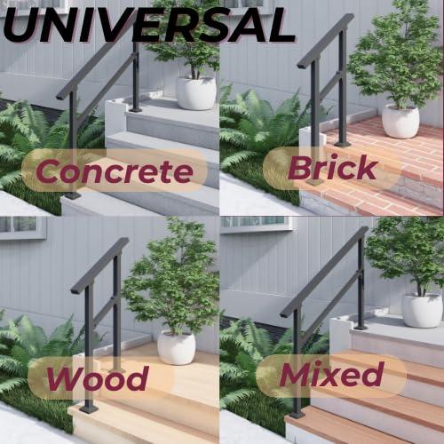 CR Home Hand Rails for Outdoor Steps for Porch, Deck, & Balcony Railing & Reviews | Wayfair