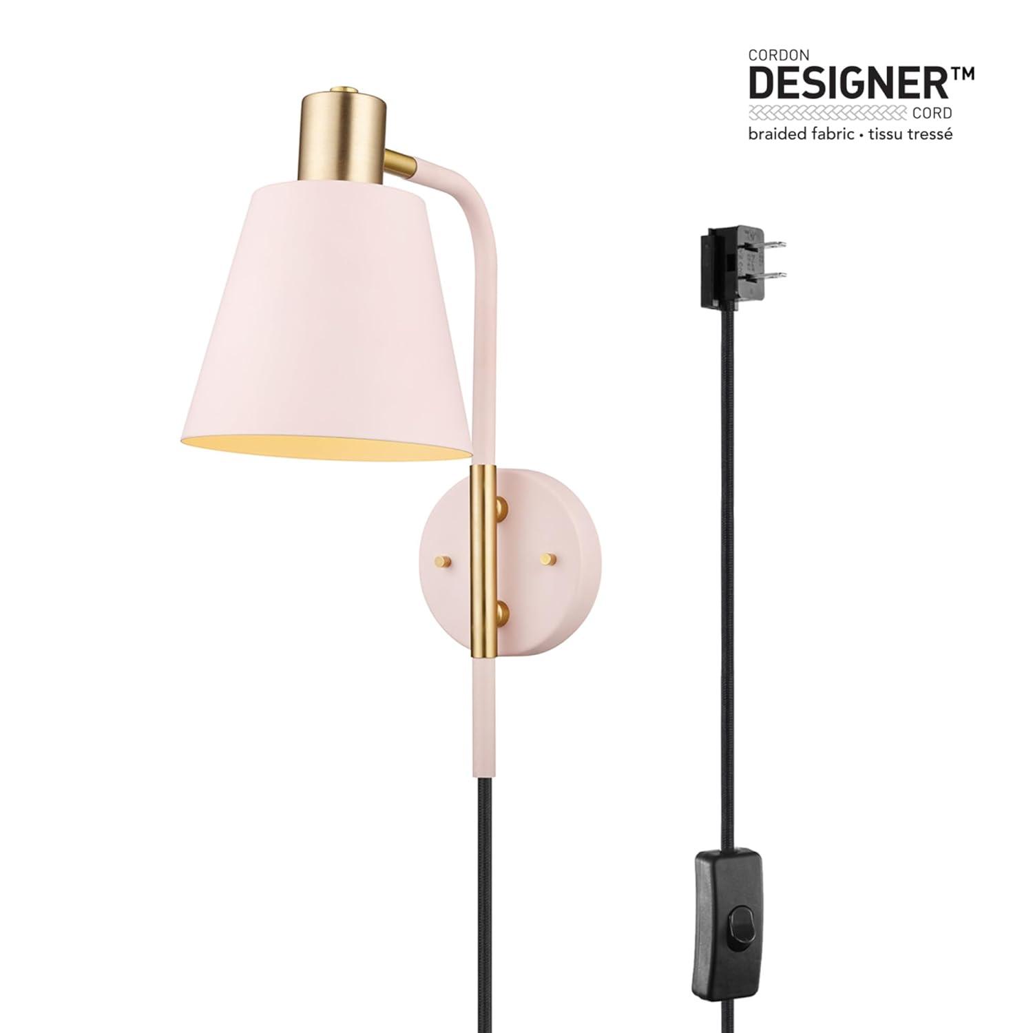 Cleo Aluminum Plug-in Wallchiere