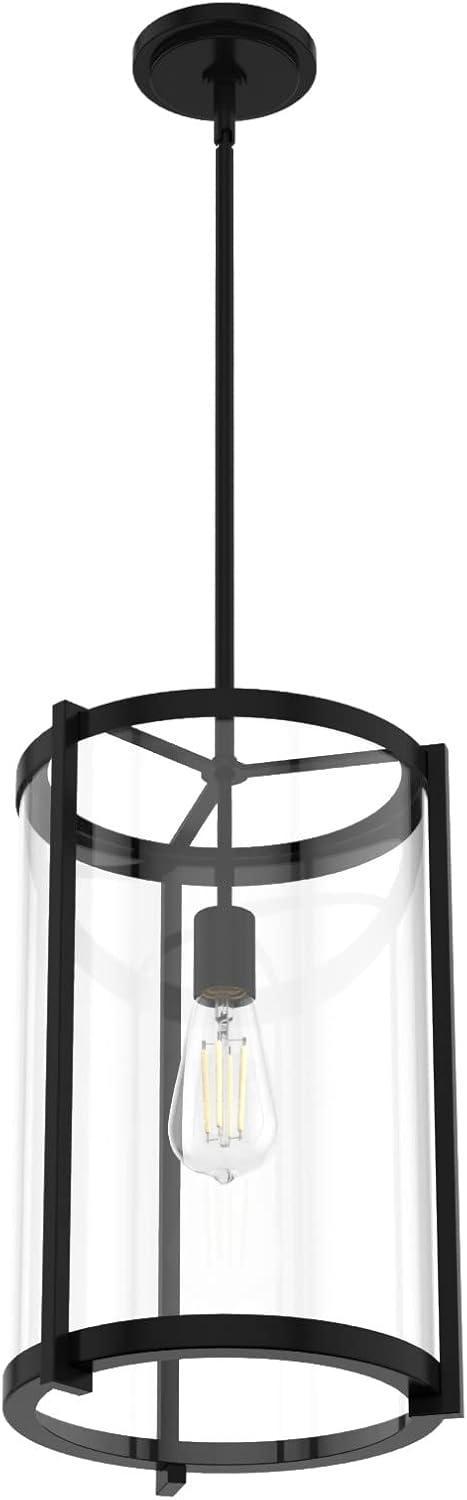 Astwood 17.5'' Matte Black Modern Art Deco LED Pendant Light