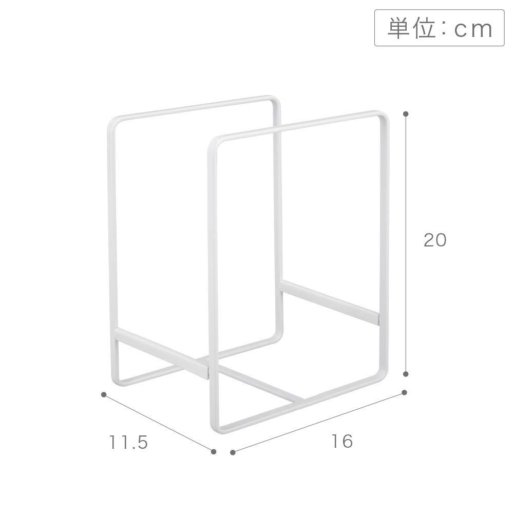 Yamazaki Home Plate Rack/Dish Stand/Dish Storage/Plate Holder, Large, Steel, Large