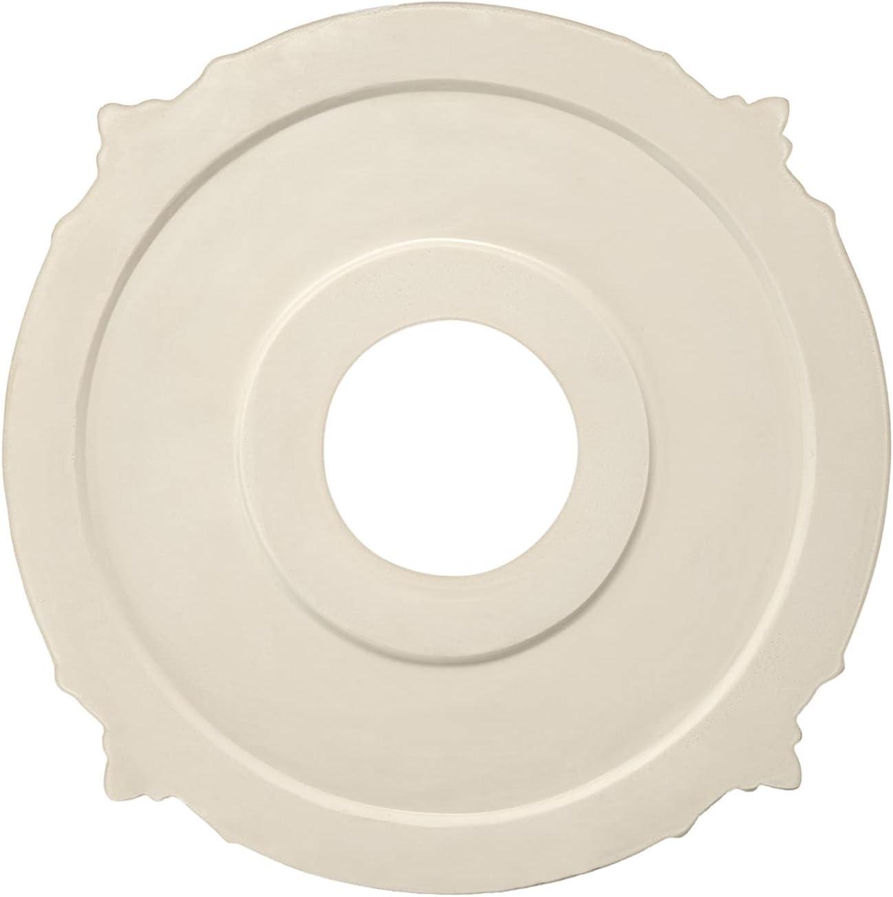 White Ornate Plastic Ceiling Medallion for Light Fixtures