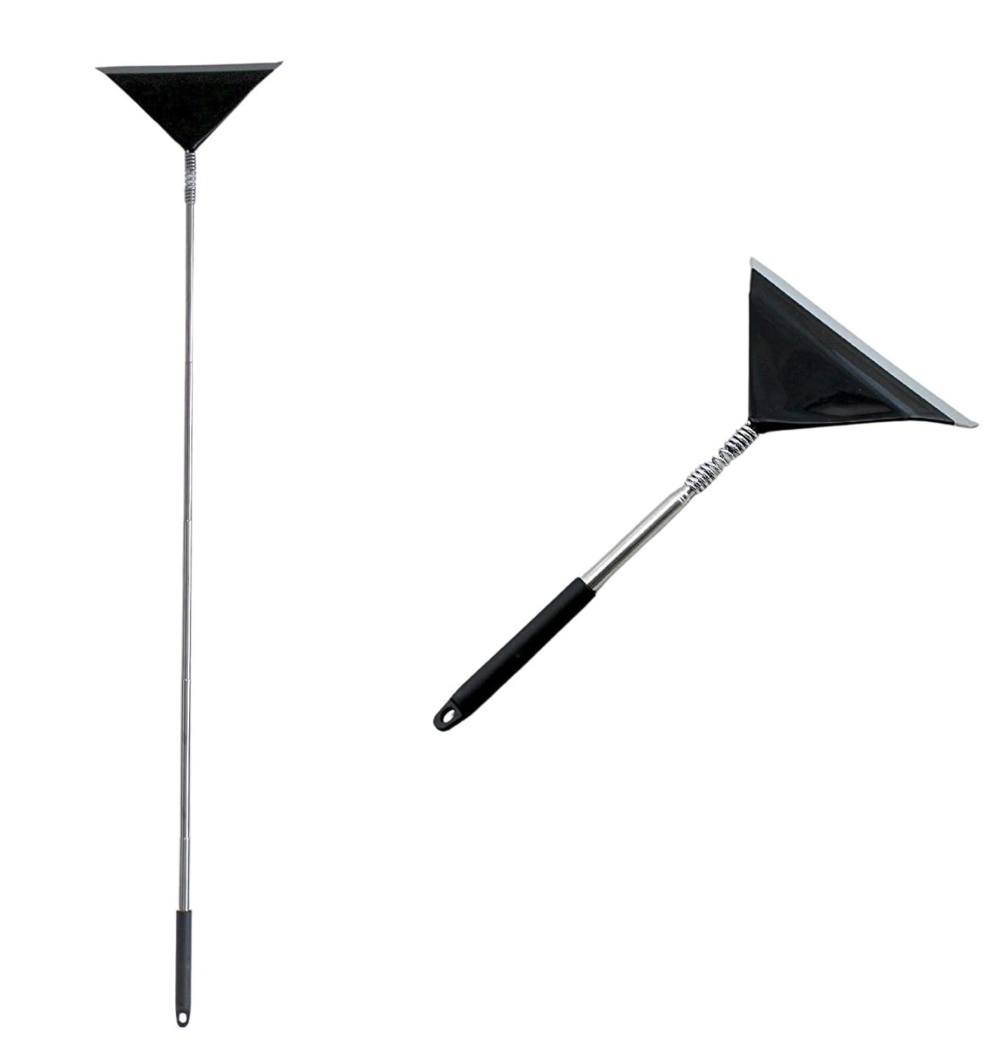 Extendable Stainless Steel and Rubber Squeegee with Telescopic Handle